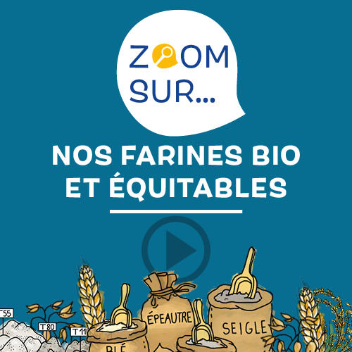 La filière « farines » bio, équitable et 100 % française chez Biocoop