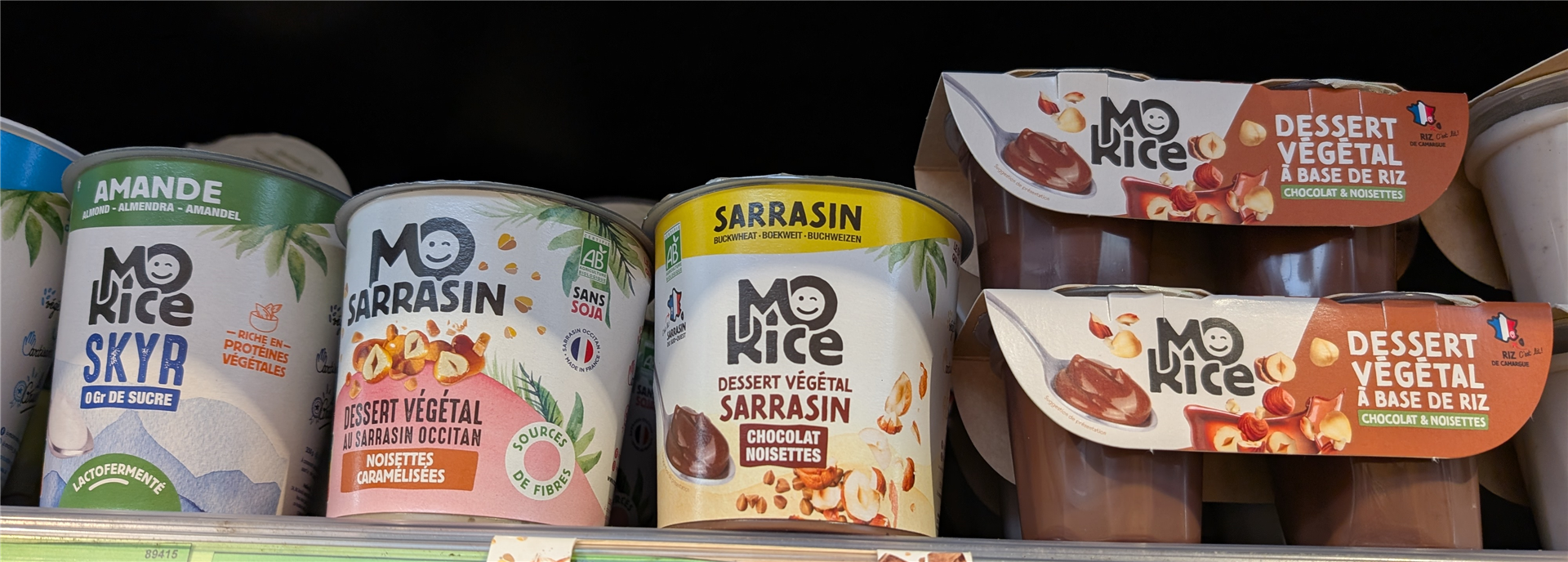 Dégustation déssert au lait de brebis et dessert végétaux